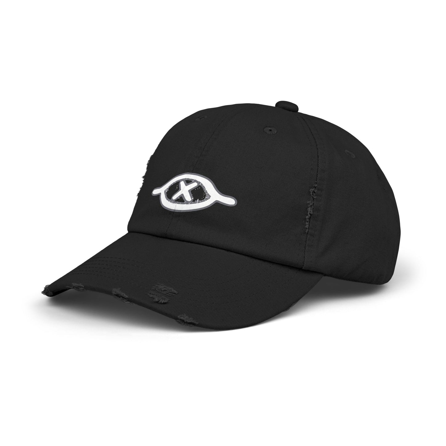 Blinded Eye Distressed Cap