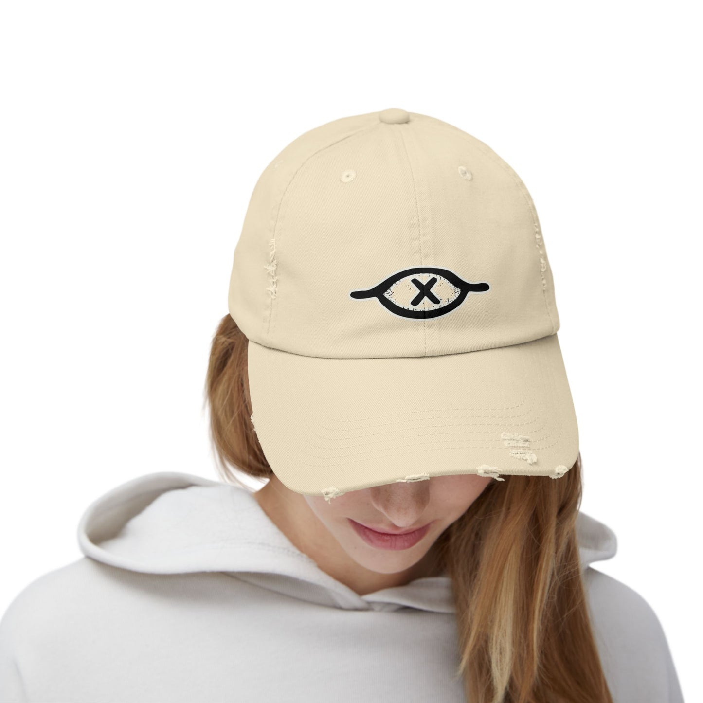 Blinded Eye Distressed Cap