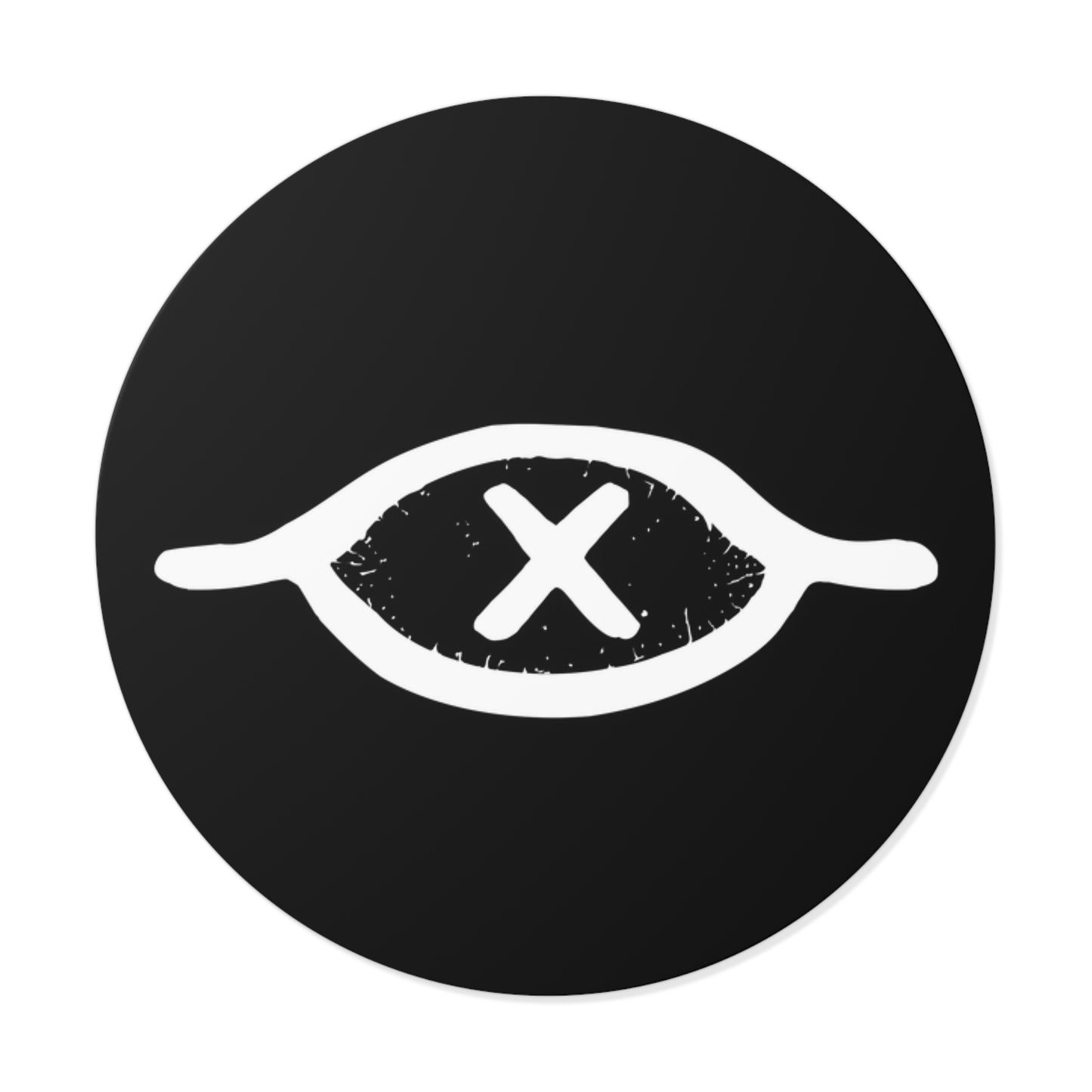 Blinded Eye Round Vinyl Stickers