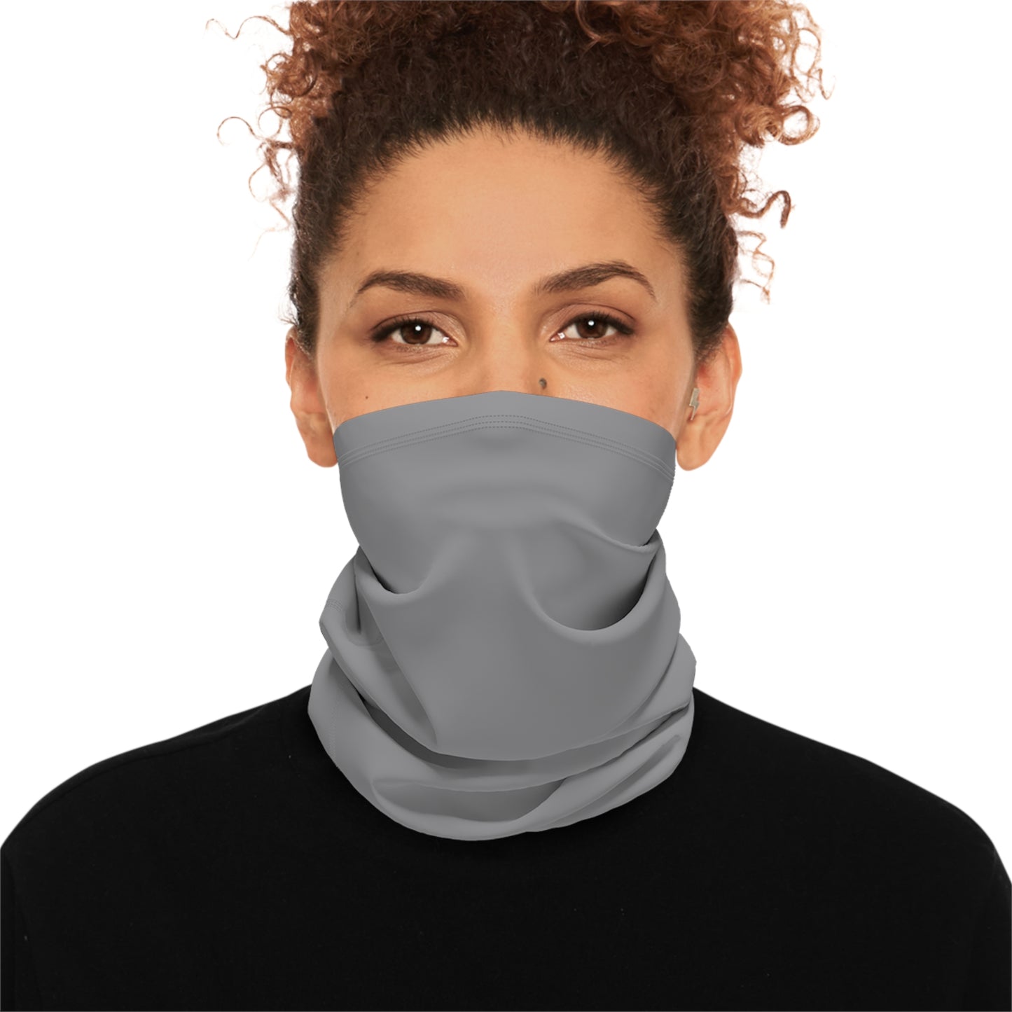 Blinded Eye Winter Neck Gaiter With Drawstring