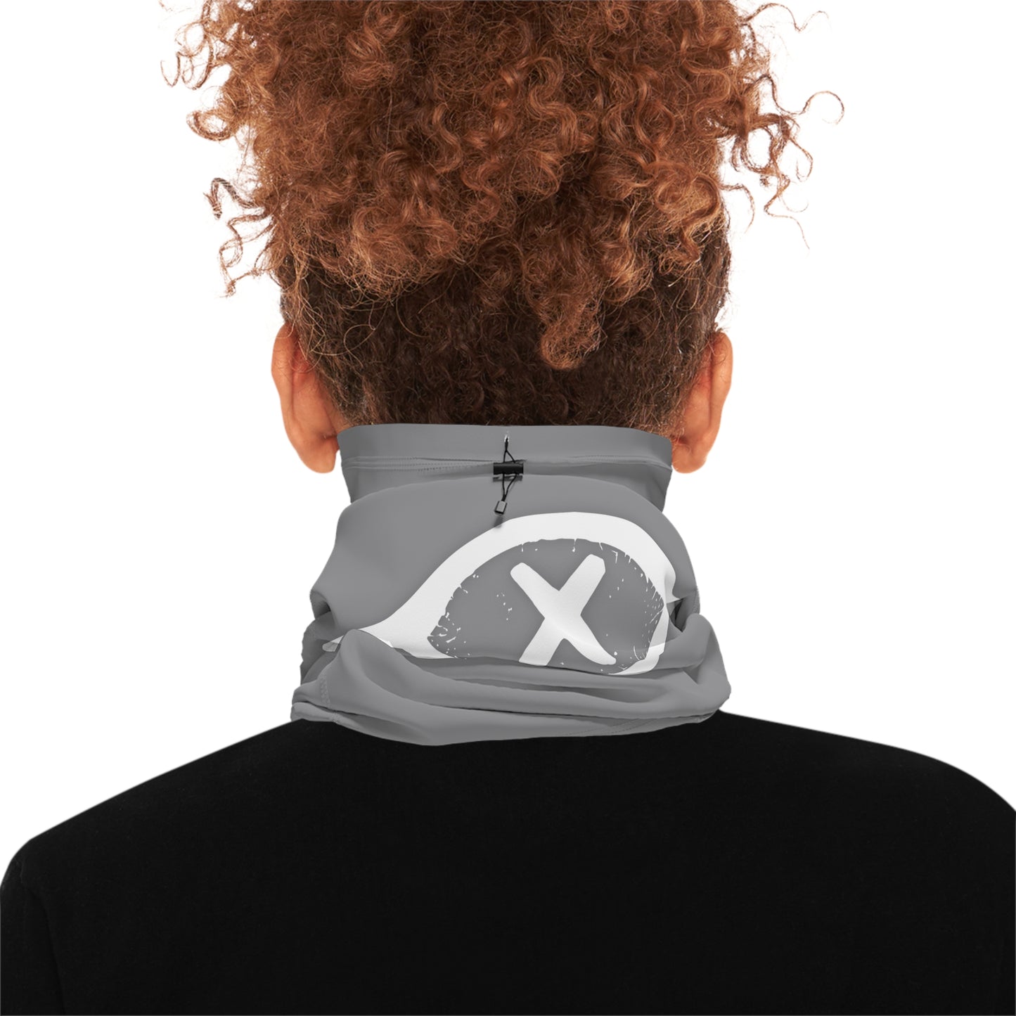 Blinded Eye Winter Neck Gaiter With Drawstring