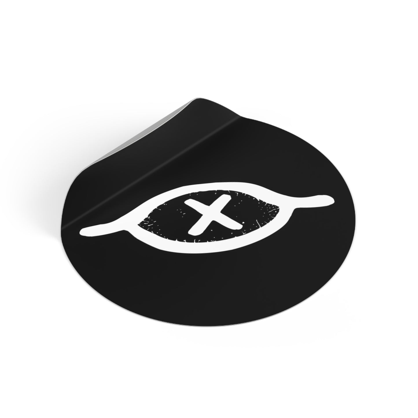 Blinded Eye Round Vinyl Stickers