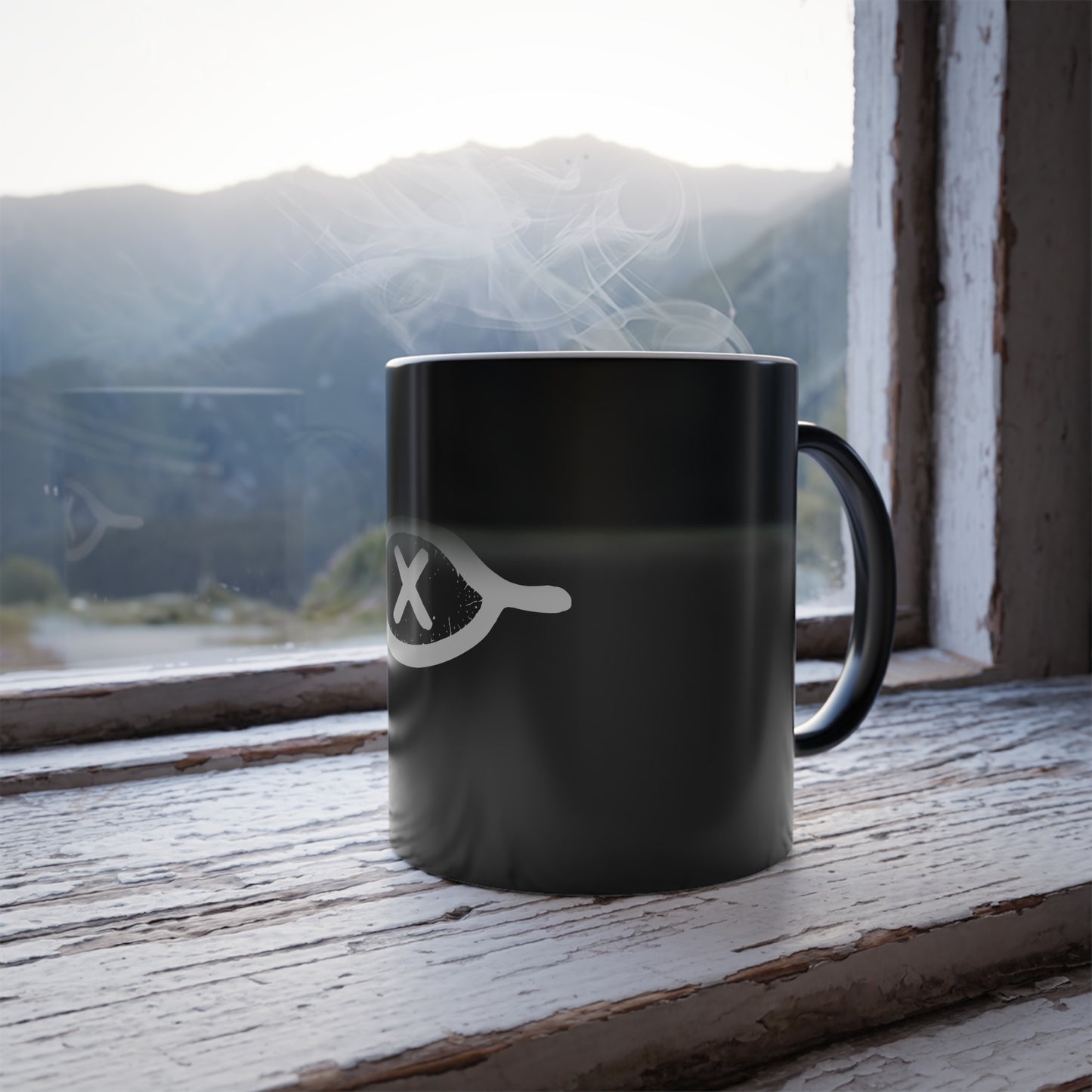 Blinded eye Color Morphing Mug, 11oz