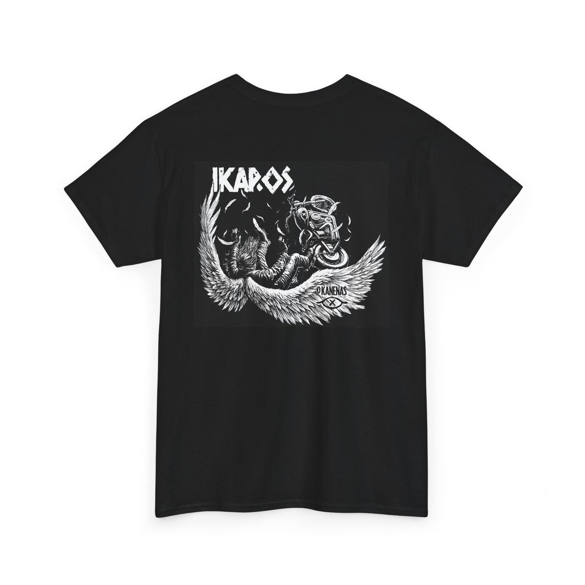 Ikaros T-Shirt back design