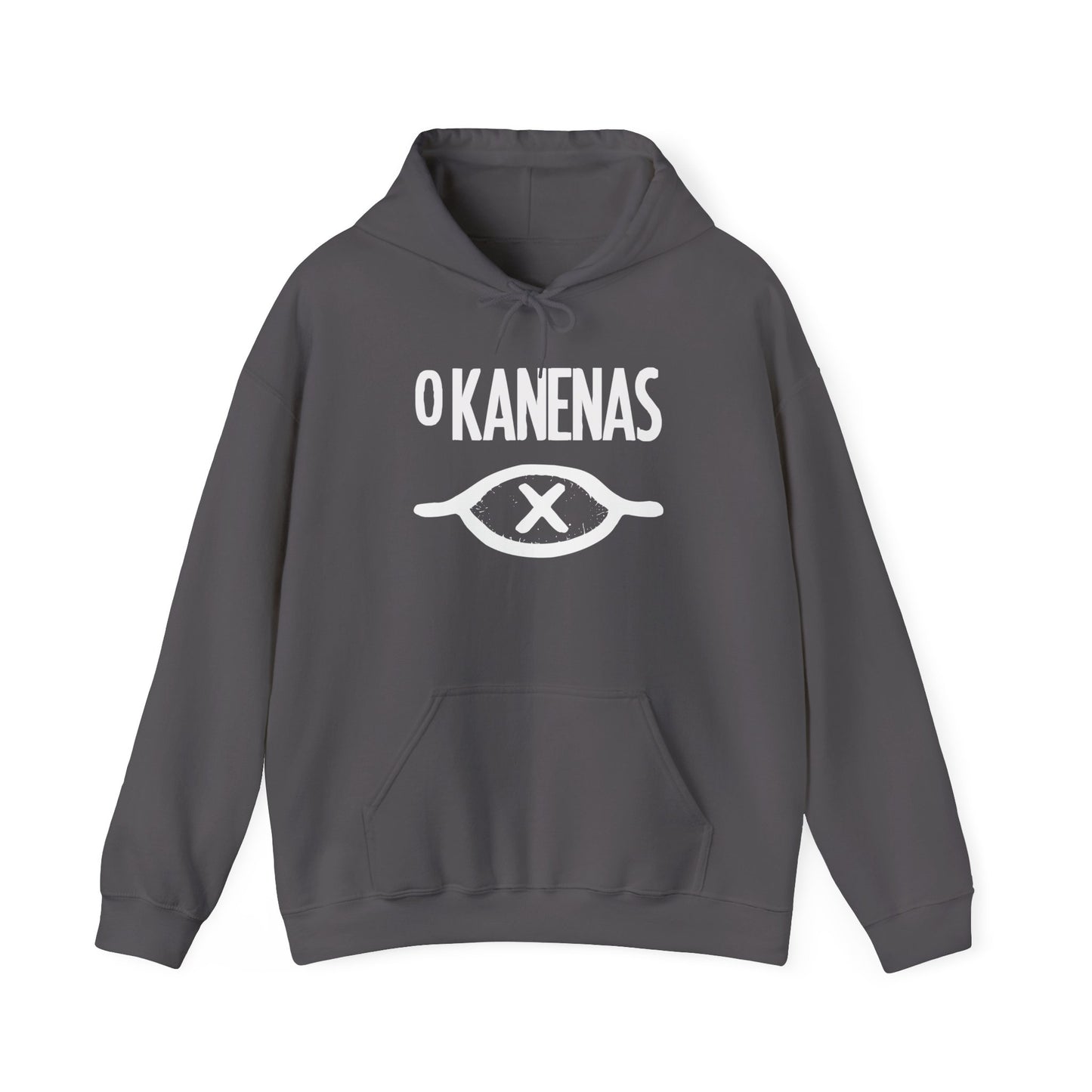 Sudadera con capucha unisex de mezcla pesada O KANENAS 