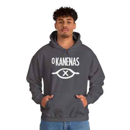 Sudadera con capucha unisex de mezcla pesada O KANENAS 