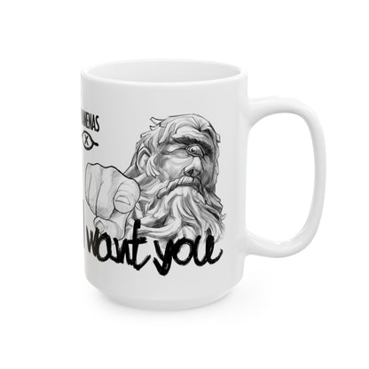 Taza de café Cyclop (11 oz, 15 oz) 