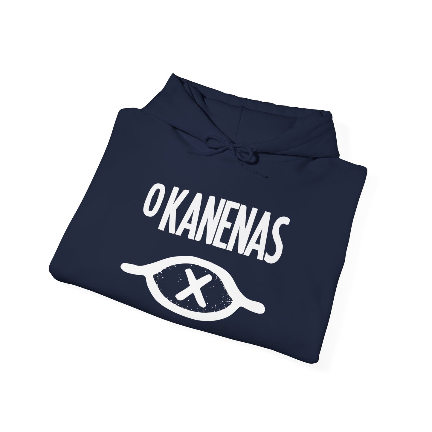 Sudadera con capucha unisex de mezcla pesada O KANENAS 