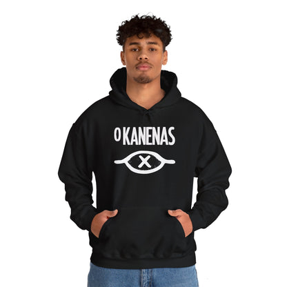 Sudadera con capucha unisex de mezcla pesada O KANENAS 