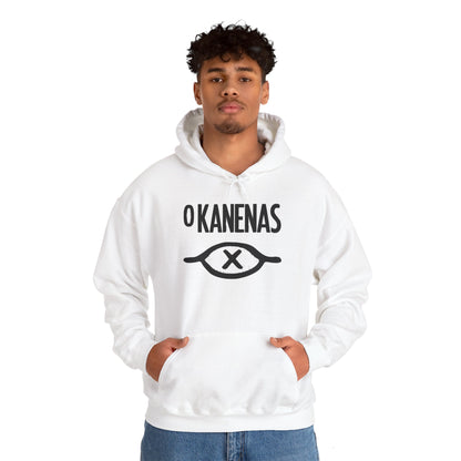 Sudadera con capucha unisex de mezcla pesada O KANENAS 